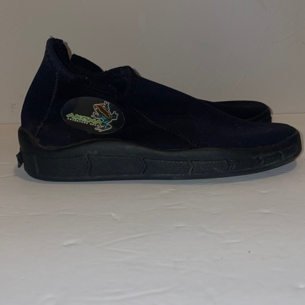 Akona Childrens Size 5 Adventure‎ Gear Black Dive Bootie Neoprene Ruber Sole